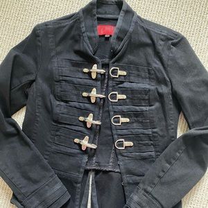 Tripp NYC denim black jacket